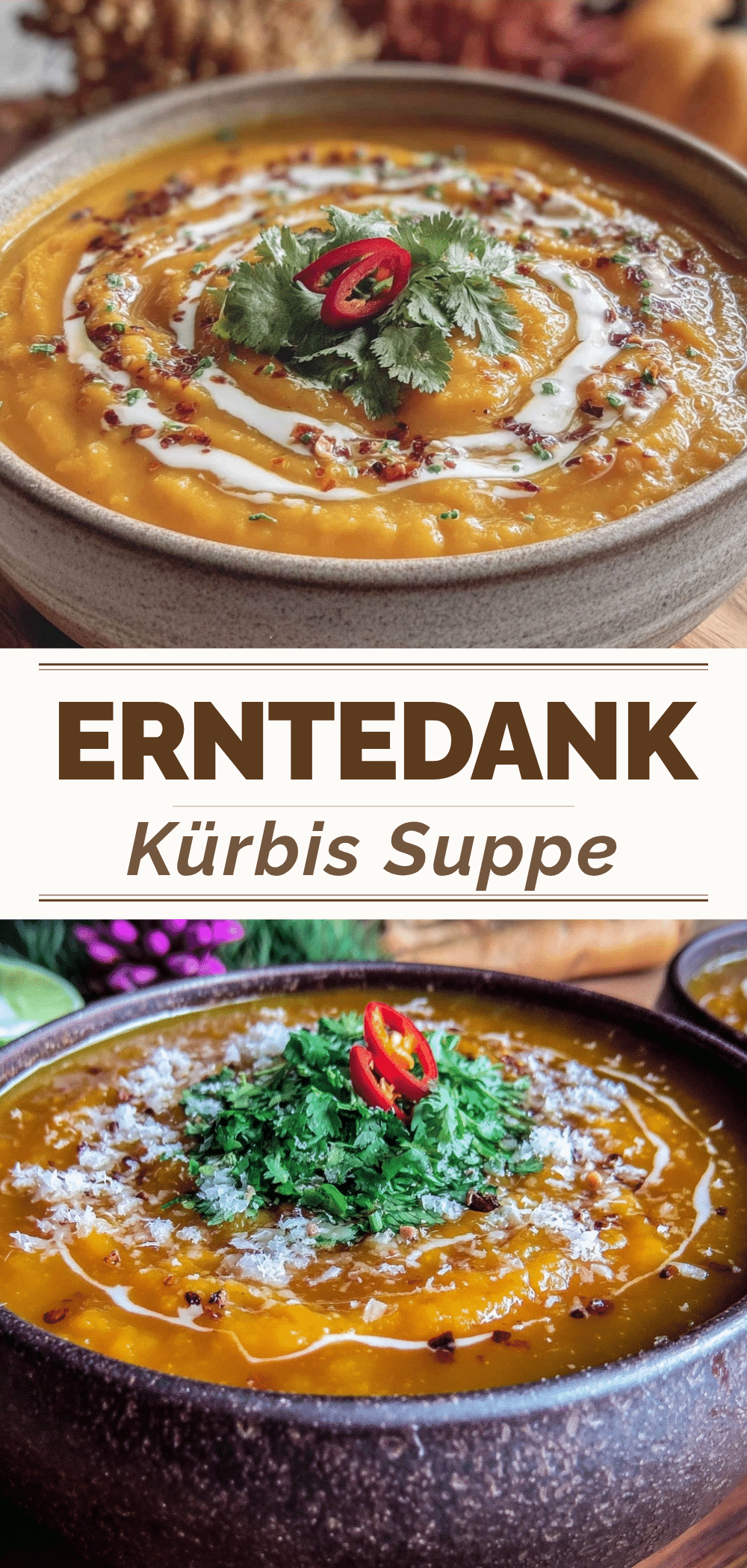 Cremige Erntedank Kürbissuppe: Perfektes Rezept für Gäste 5 Cremige Erntedank Kürbissuppe recipe