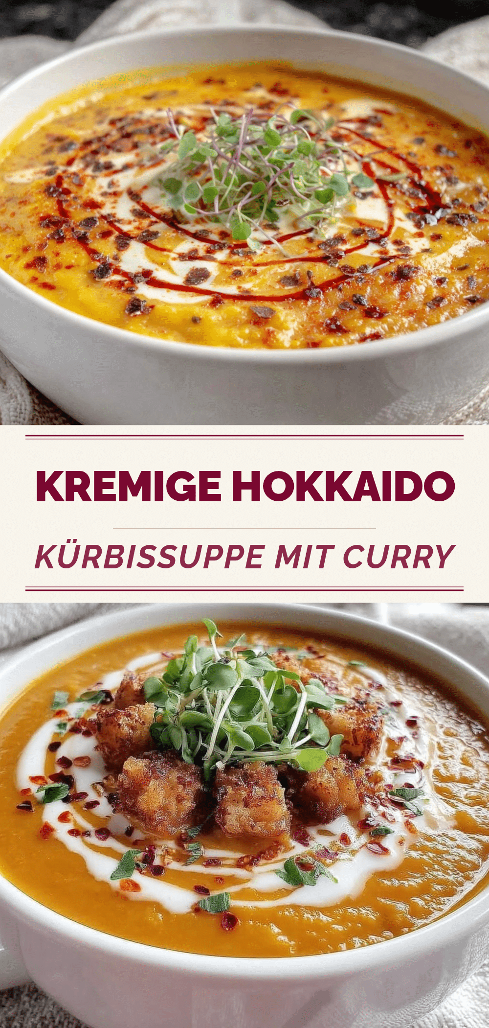 Cremige Hokkaido Kürbissuppe: 5 min perfekte Party-Soupe 5 Cremige Hokkaido Kürbissuppe recipe