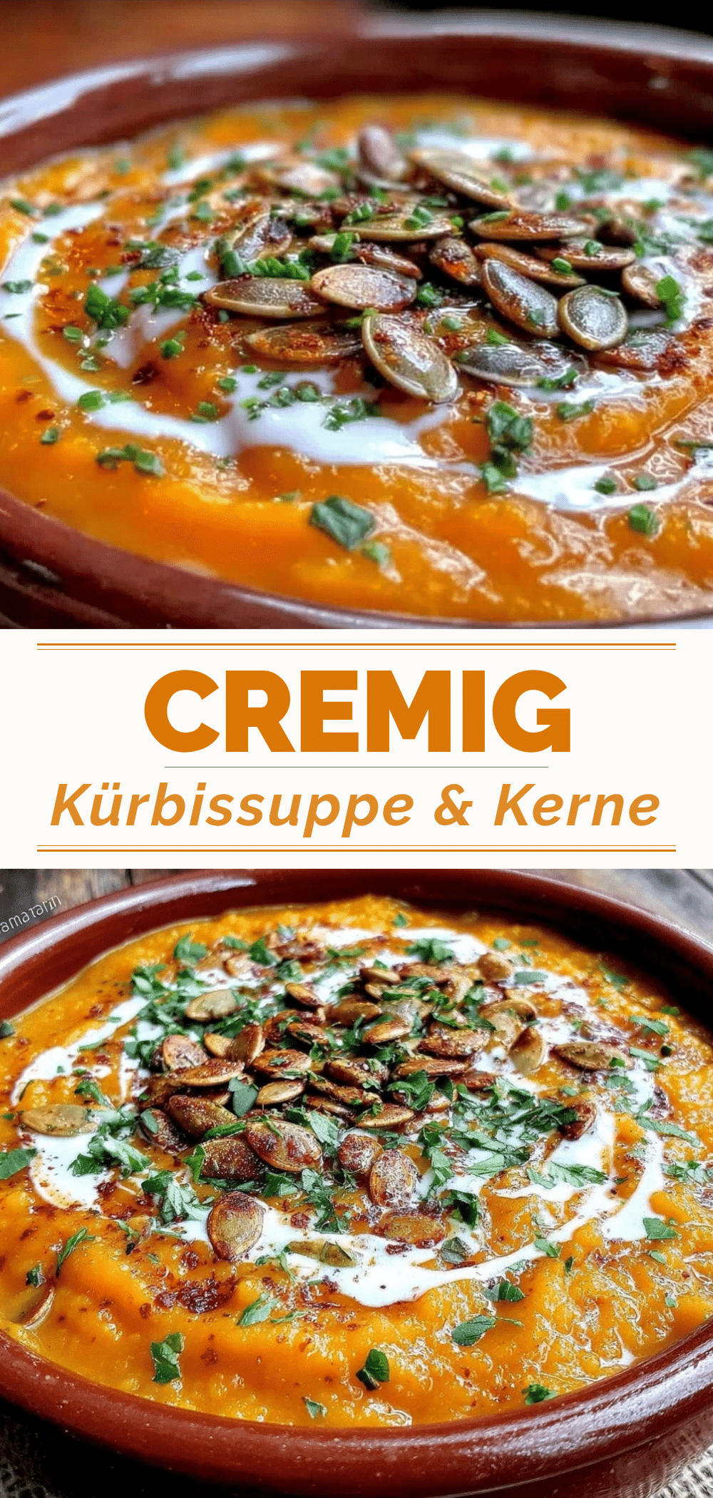 Cremige Kürbissuppe: 3 Zutaten für den perfekten Dinnerparty-Hit 5 cremige Kürbissuppe recipe
