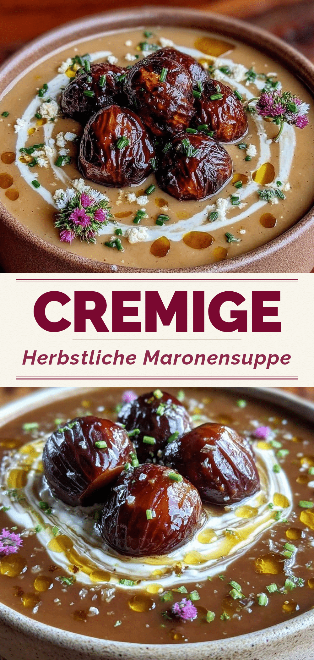 Cremige Maronensuppe: Perfekt für Dinnerpartys 5 cremige Maronensuppe recipe