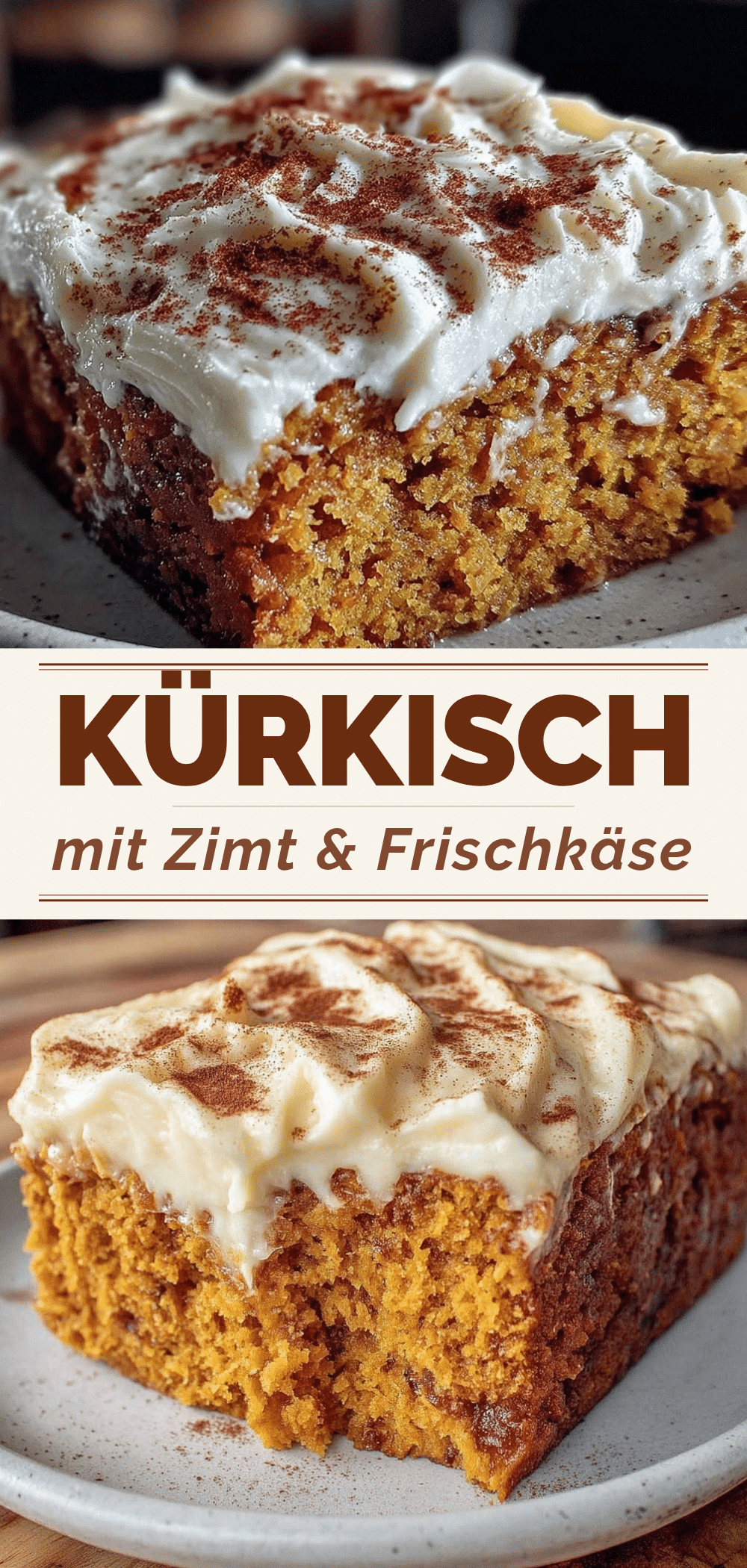 Cremiger Kürbiskuchen mit Zimt und Frischkäse-Frosting: 5-Step Party-Rezept 5 Cremiger Kürbiskuchen mit Zimt und Frischkäse-Frosting recipe