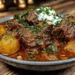 cremiges Gulasch nach Omas Rezept - featured image
