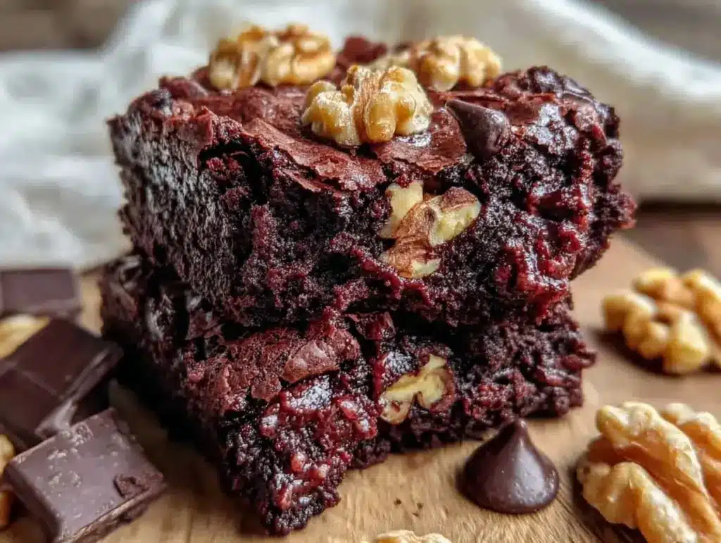 Fudgy Brownies mit Walnüssen - featured image