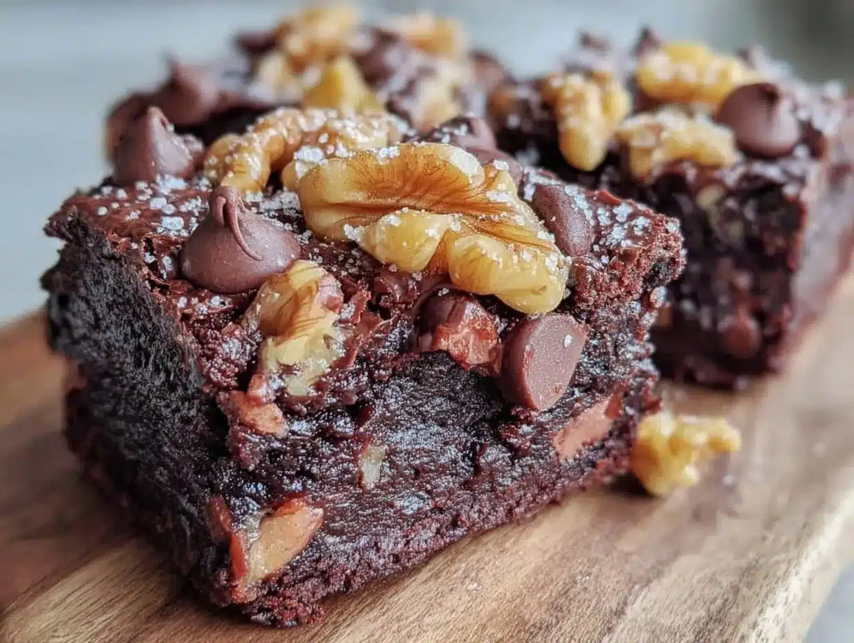 Fudgy Brownies mit Walnüssen: 10 Min. Easy & Best für Partys 4 Fudgy Brownies mit Walnüssen preparation steps