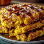 Herbst Kürbis-Waffeln - featured image