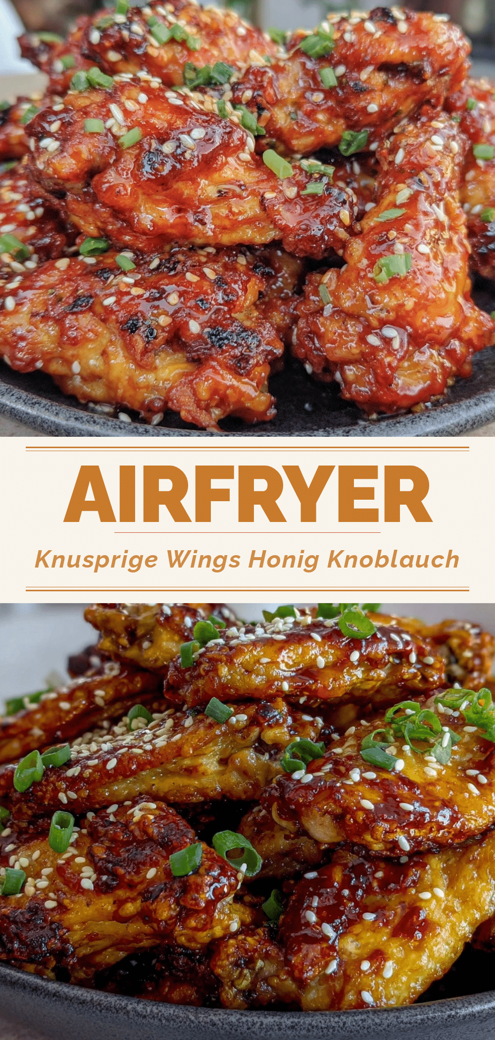 Honig-Knoblauch Wings: Knusprig in 20 Min. 5 Honig-Knoblauch Wings recipe