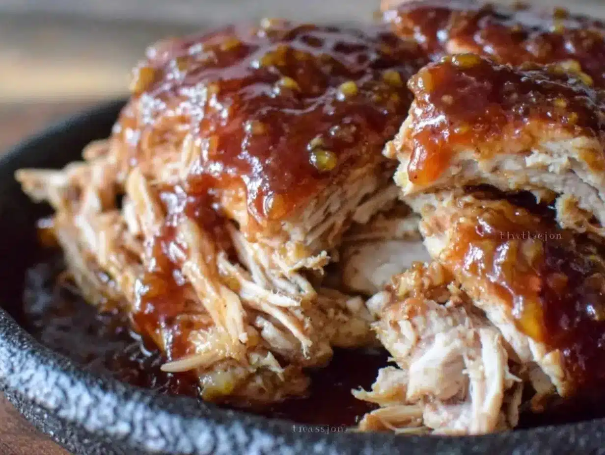 Honig-Senf Hähnchen im Topf: Zarte Fleischstücke mit glänzender Sauce 4 Honig-Senf Hähnchen im Topf preparation steps