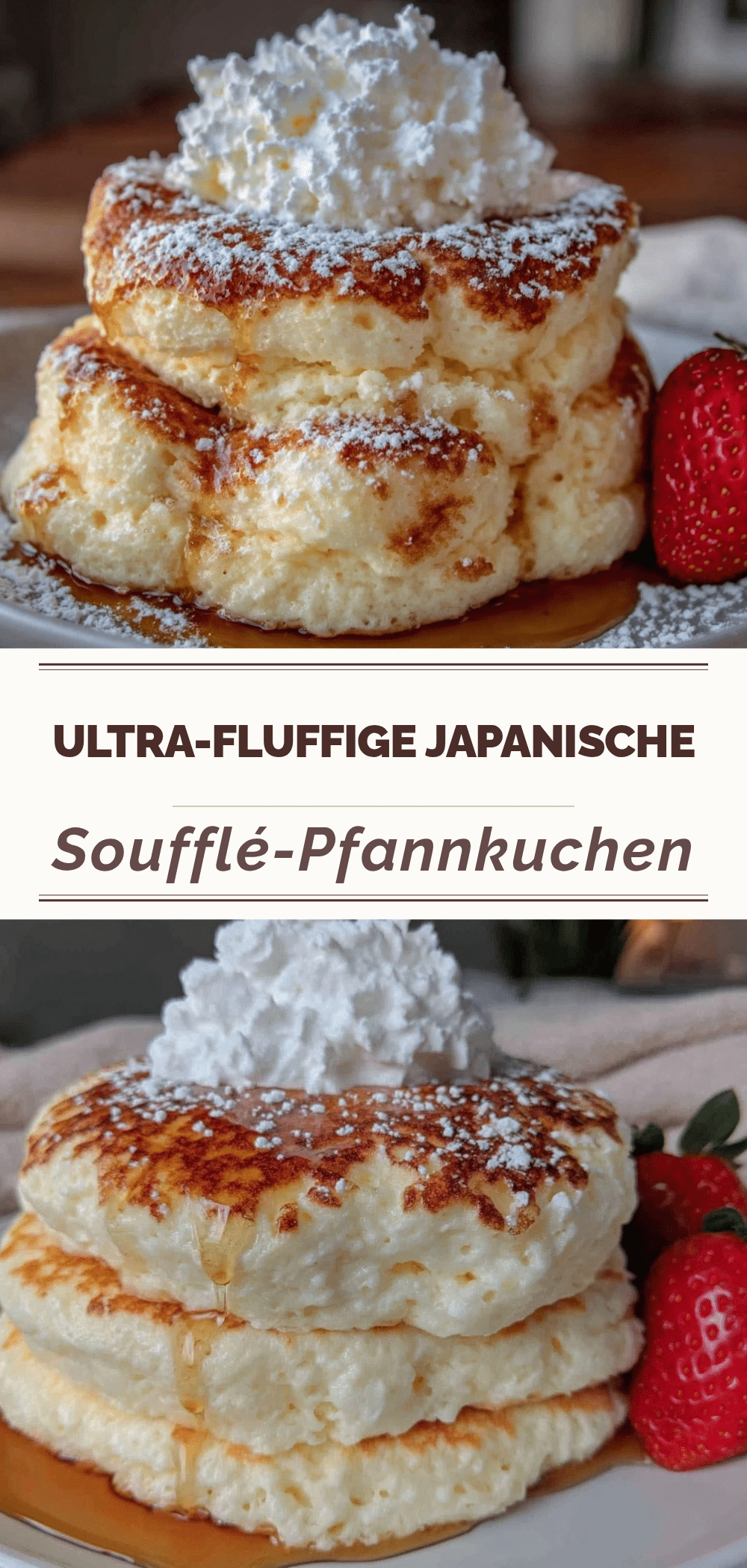 Japanische Soufflé-Pfannkuchen: 3-Zutat-Fluffy-Rezept 5 Japanische Soufflé-Pfannkuchen recipe