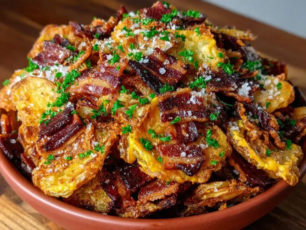 Knusprige Bratkartoffeln mit Speck: 3 Schritte zum Party-Highlight 4 Knusprige Bratkartoffeln mit Speck preparation steps