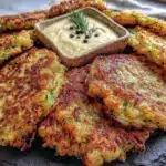 knusprige Zucchini-Puffer - featured image