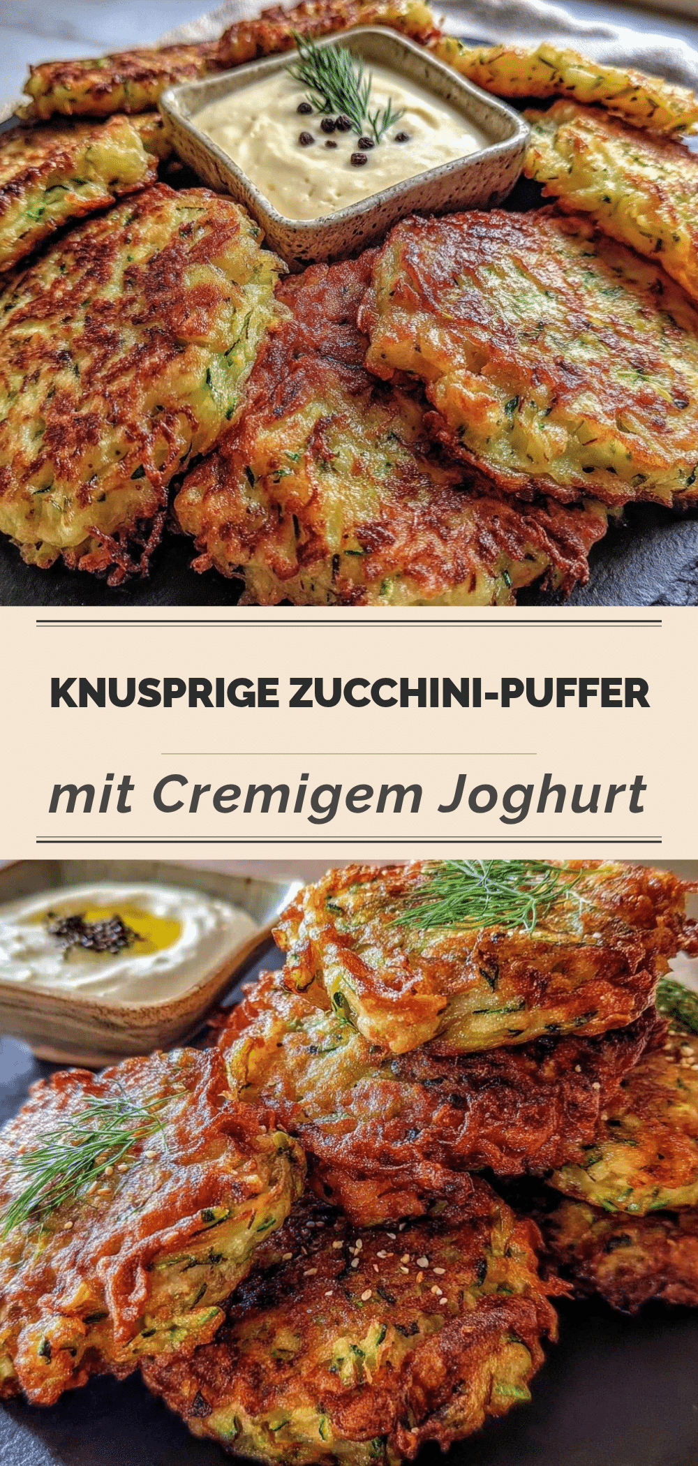 Knusprige Zucchini-Puffer: 5 Schritte zum perfekten Gastgericht 5 knusprige Zucchini-Puffer recipe