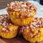 Kürbis-Muffins mit Zimt-Walnuss-Kruste - featured image
