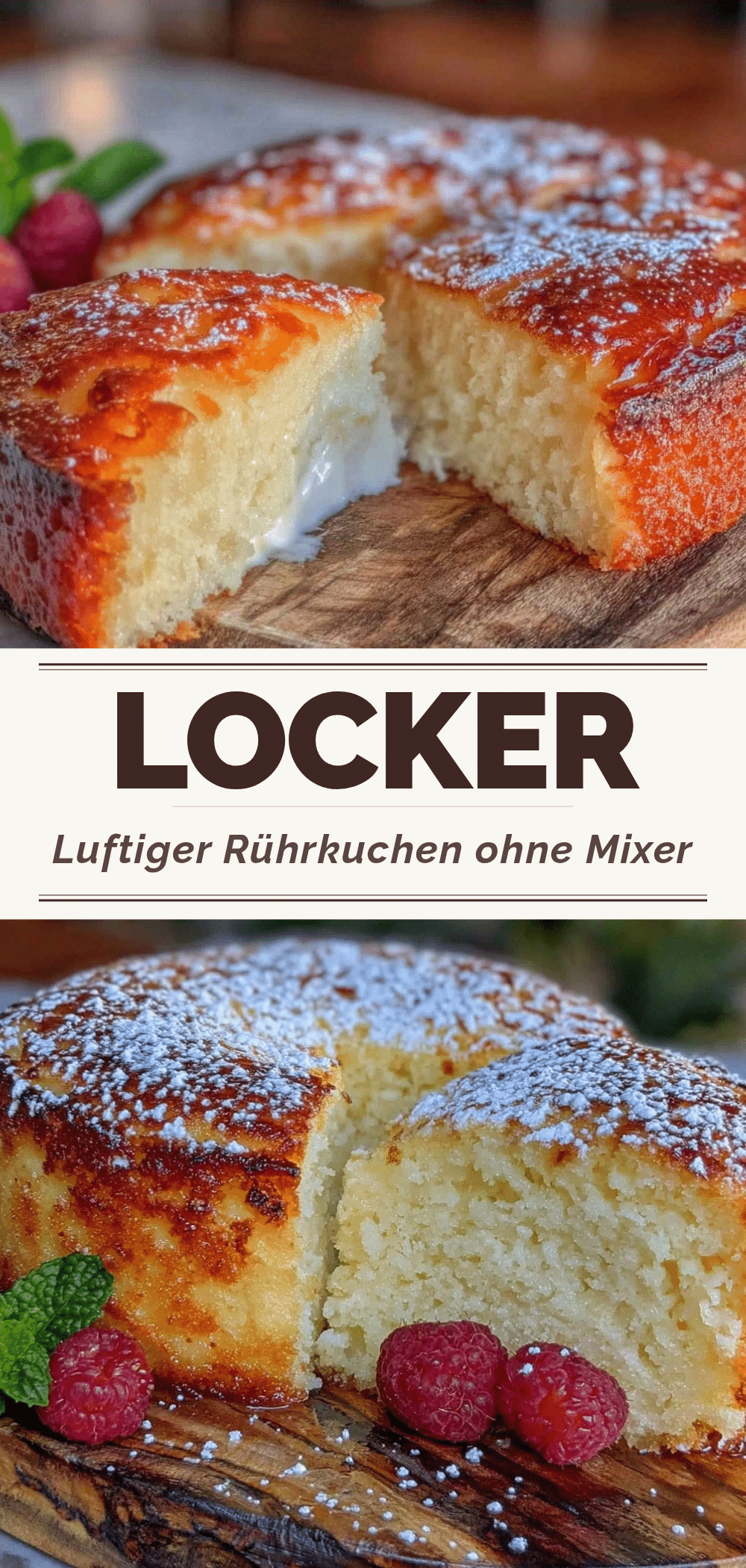 Locker luftiger Rührkuchen ohne Mixer: Bester Kuchen für Gäste 5 Locker luftiger Rührkuchen ohne Mixer recipe