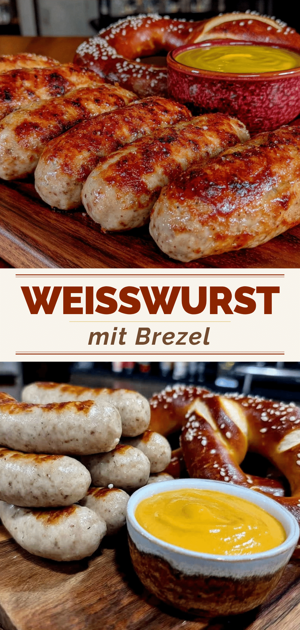 Oktoberfest Weißwurst mit süßem Senf und Brezel 5 Oktoberfest Weißwurst recipe