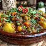 preiswerte Kichererbsen-Gemüsepfanne mit Curry - featured image