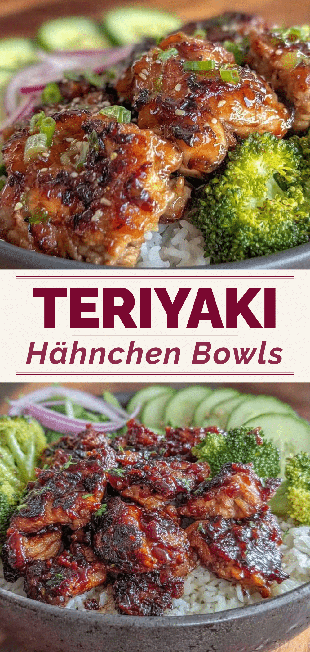 Perfekte Teriyaki Hähnchen Bowls: 3-Schritte Meal Prep 5 Teriyaki Hähnchen Bowls recipe