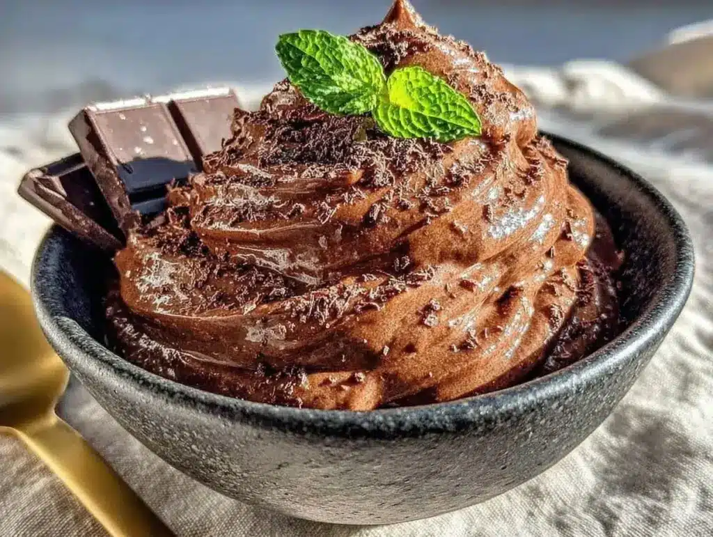 vegane Schokoladen-Avocado-Mousse - featured image