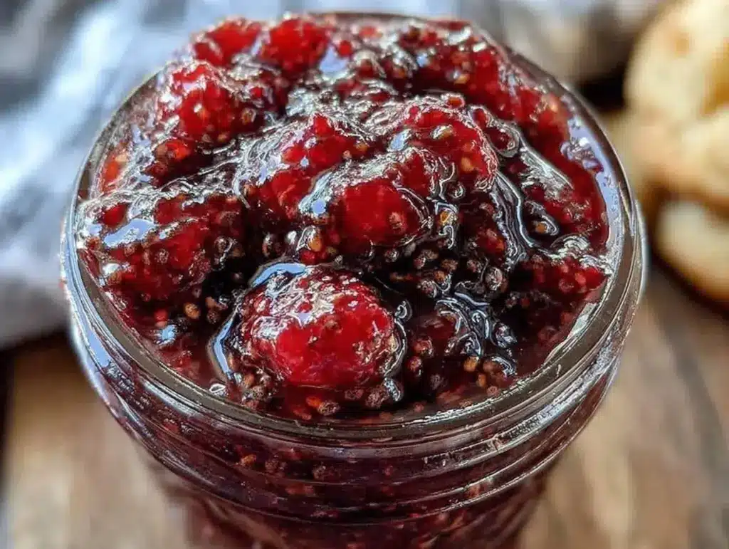 Zuckerfreie Beeren-Chia Marmelade - featured image