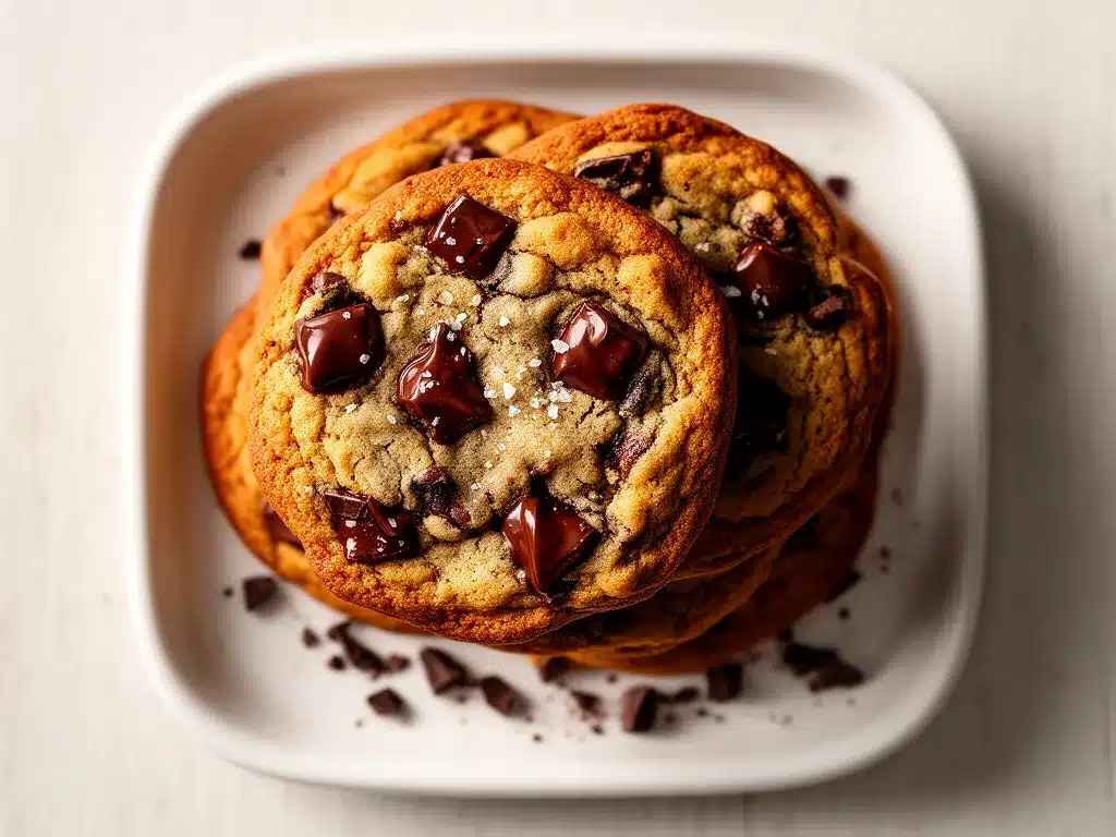 Beste Amerikanische Chocolate Chip Cookies: Knusprig 3 Amerikanische Chocolate Chip Cookies preparation steps