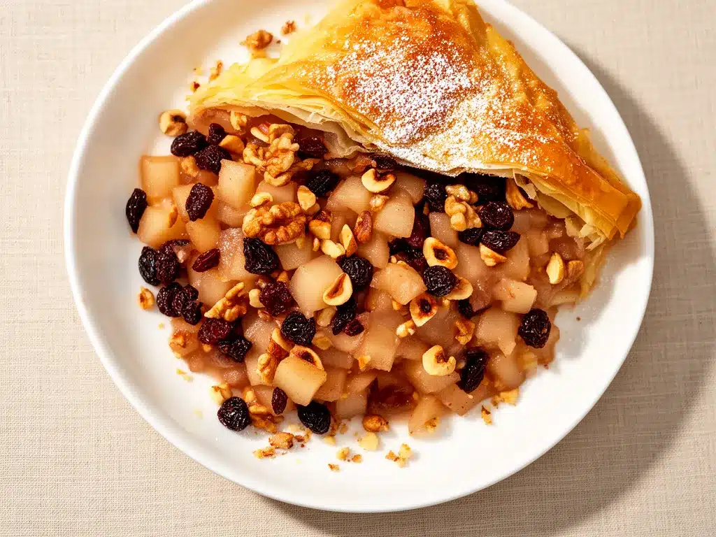 Apfel-Nuss-Strudel: 30 Min. Homemade & Knusprig 4 Apfel-Nuss-Strudel preparation steps