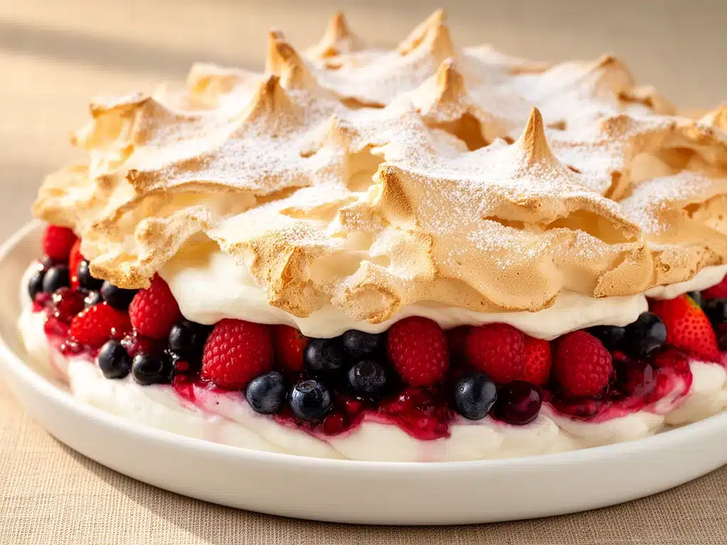 Beeren-Baiser-Torte - featured image