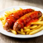 Berliner Currywurst mit Pommes - featured image