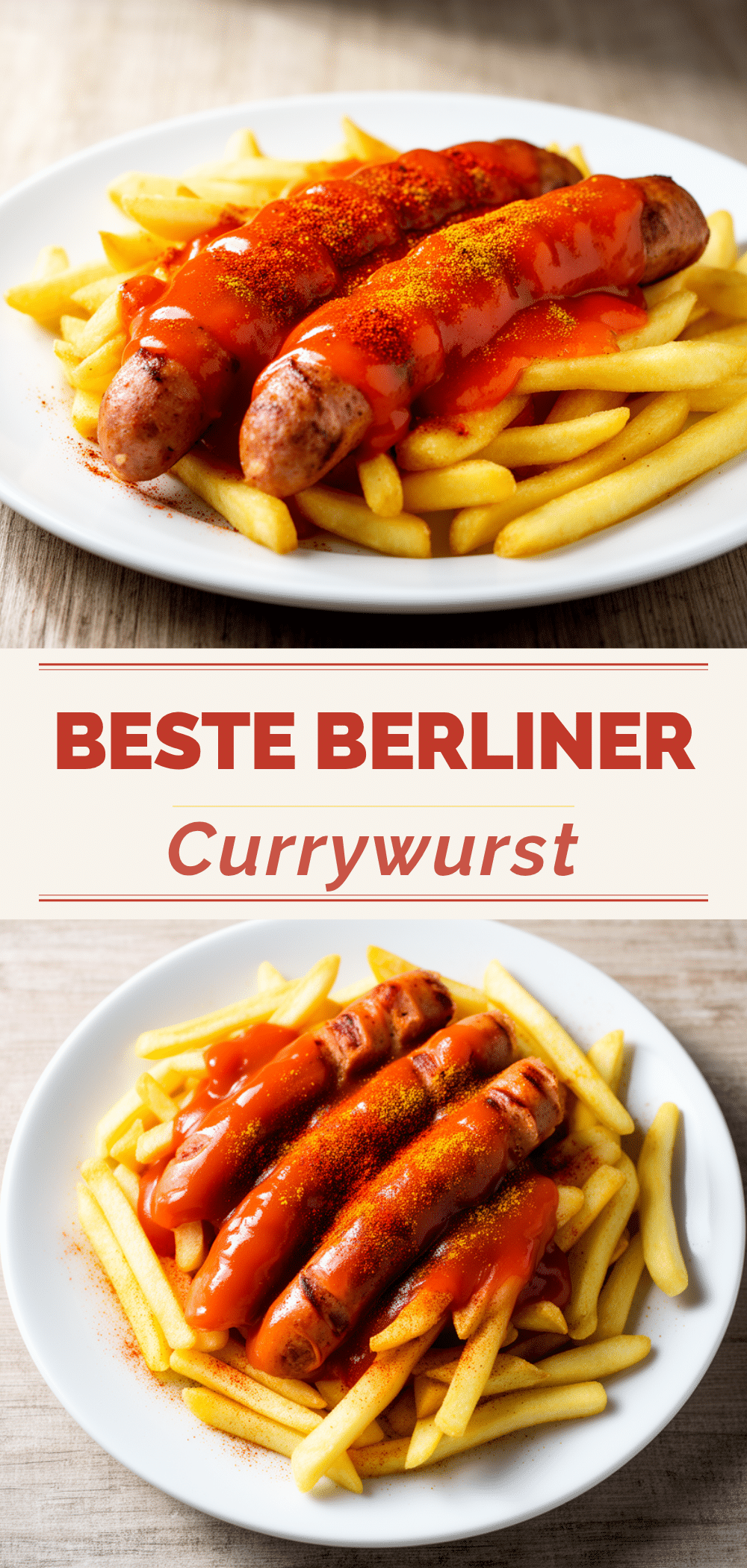 Berliner Currywurst mit Pommes: Das beste Rezept 5 Berliner Currywurst mit Pommes recipe