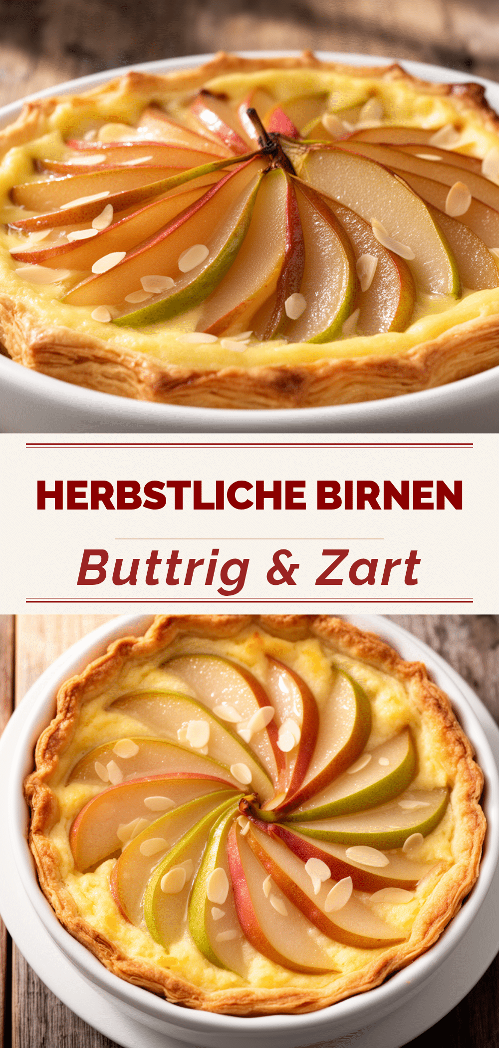 Herbstliche Birnen-Frangipane-Tarte: Perfekt & Einfach 5 Birnen-Frangipane-Tarte recipe