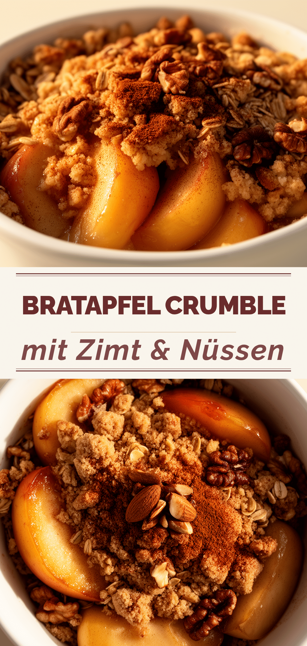 Bratapfel-Crumble: Perfektes Herbstdessert in 30 Min 5 Bratapfel-Crumble recipe