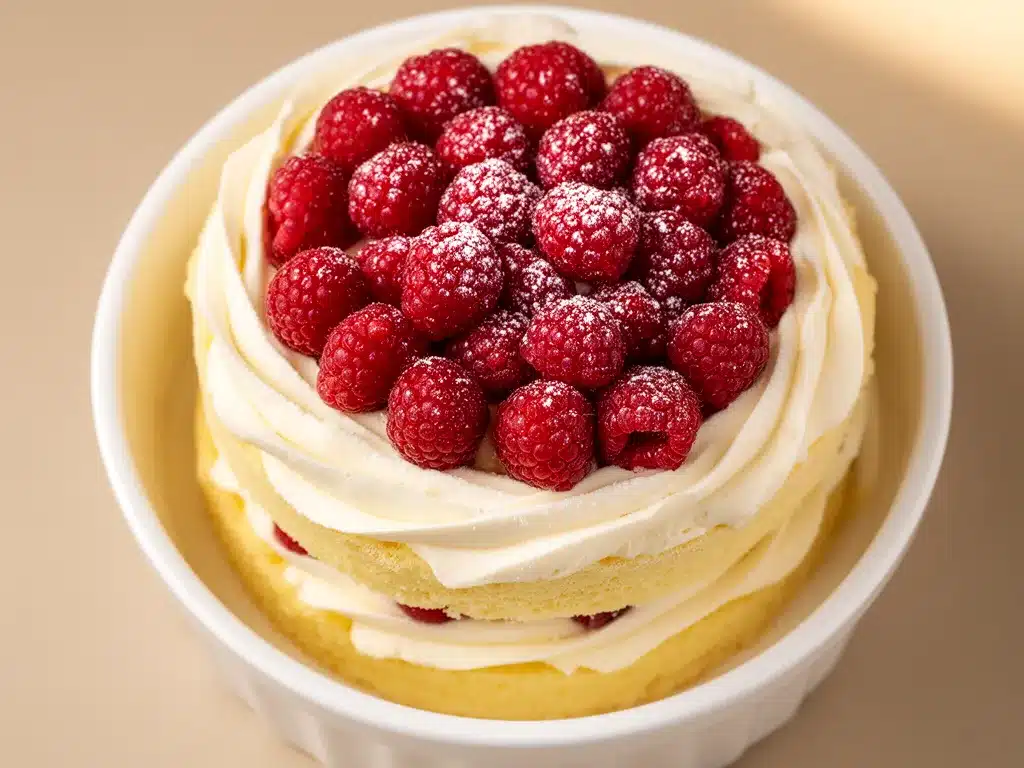 Cremige Buttercremetorte mit Himbeeren: 3-Step Rezept 4 Cremige Buttercremetorte mit Himbeeren preparation steps