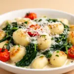 Cremige Gnocchi-Pfanne mit Spinat - featured image