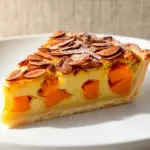 Cremige Kürbis-Frangipane-Tarte mit Mandeln - featured image