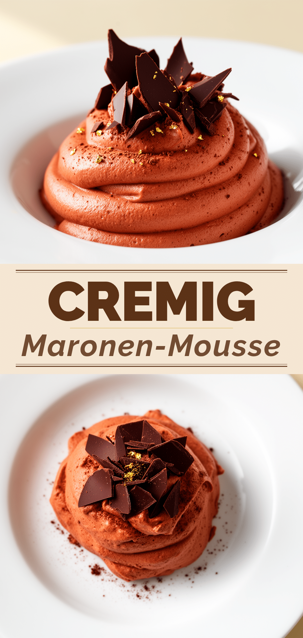 Cremige Maronen-Mousse: Das perfekte luxuriöse Schokoladen-Dessert 5 Cremige Maronen-Mousse recipe