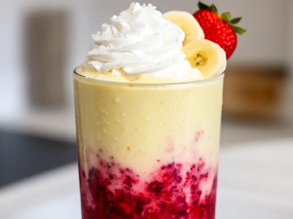 Cremiger Erdbeer-Bananen-Smoothie - featured image