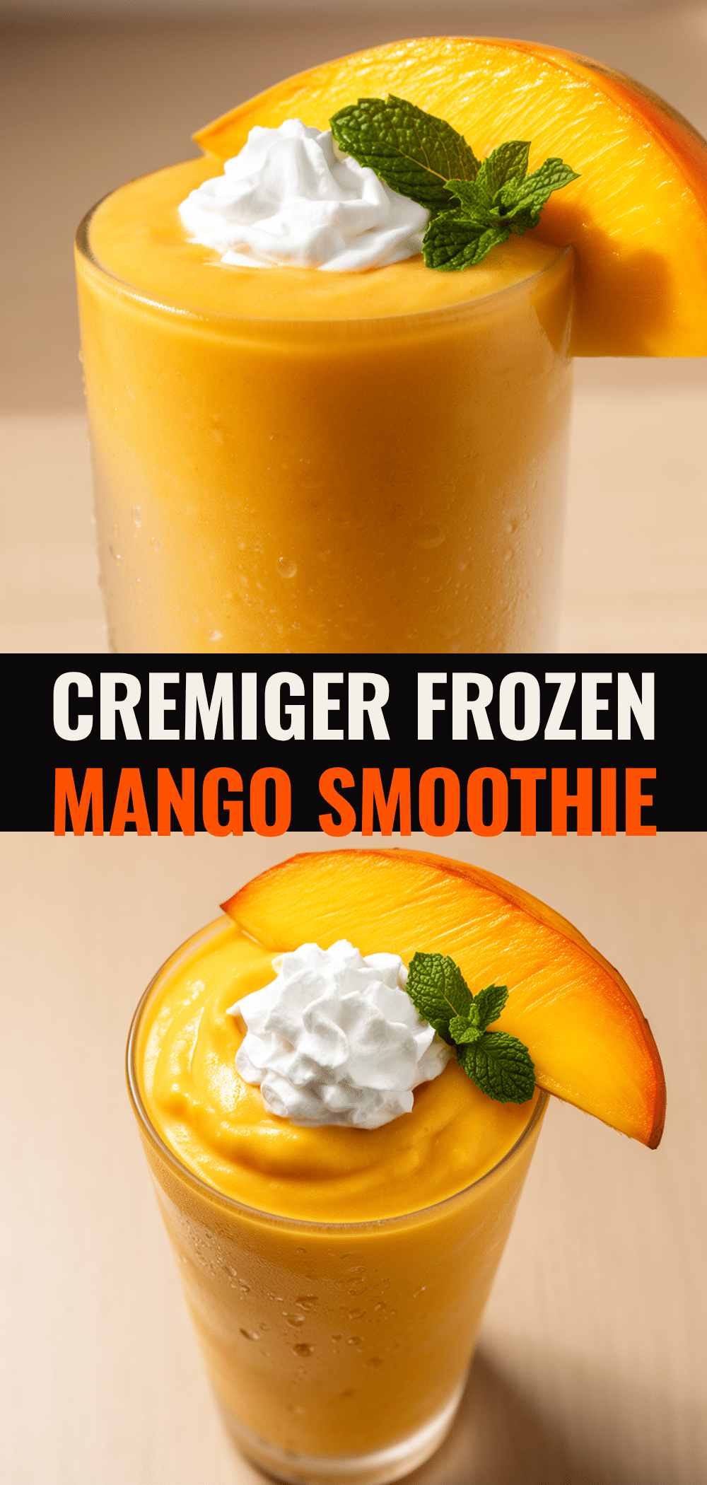 Cremiger Frozen Mango Smoothie: 5 Min. Easy Rezept 5 cremiger Frozen Mango Smoothie recipe