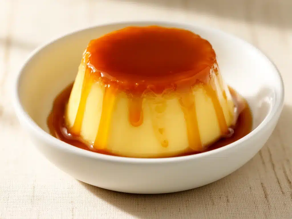 Cremiger Karamell-Flan ohne Backofen - featured image