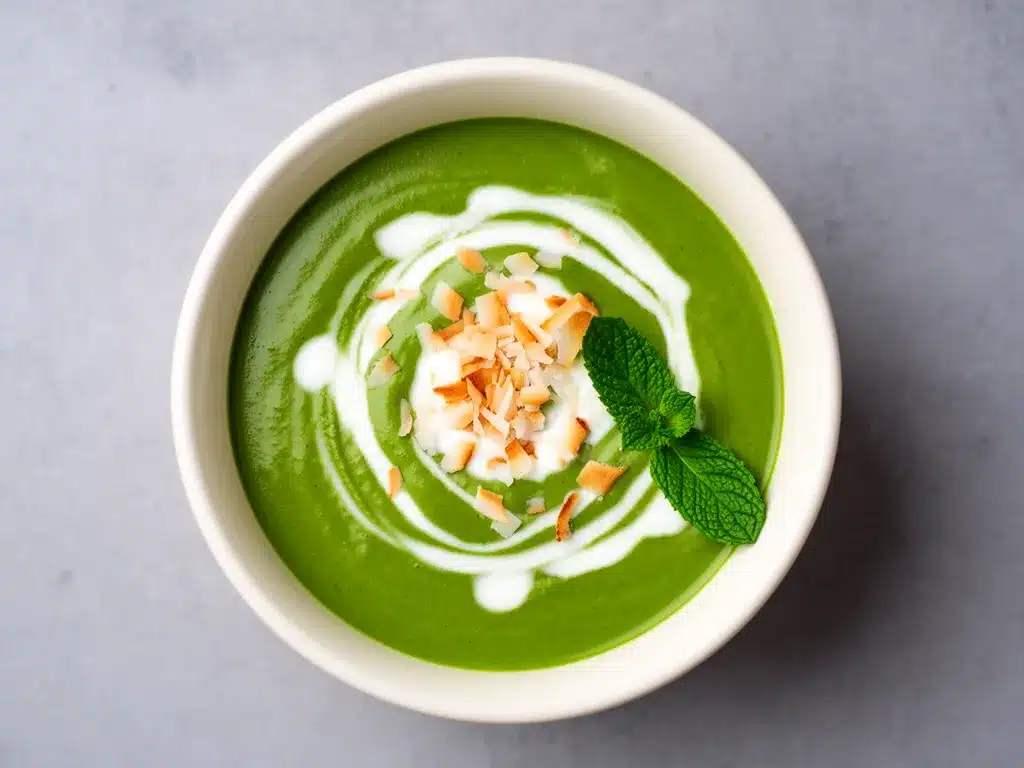 Cremiger Matcha Kokos Smoothie: Das perfekte 5-Minuten-Rezept 4 cremiger Matcha Kokos Smoothie preparation steps