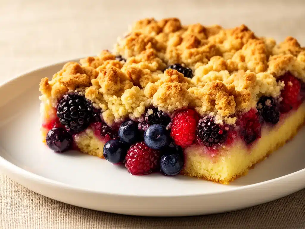 Einfacher Beeren-Streuselkuchen - featured image