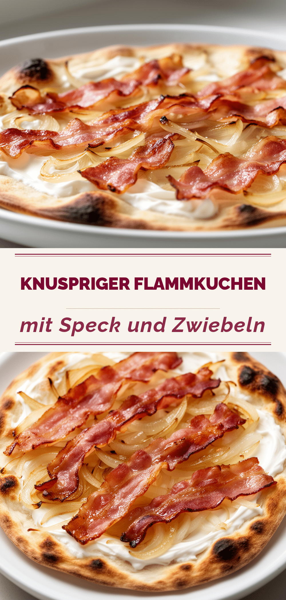 Flammkuchen mit Speck: Bestes Rezept 5 Flammkuchen mit Speck recipe