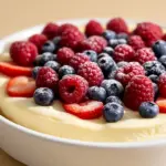 Fluffiger Käsekuchen ohne Boden - featured image