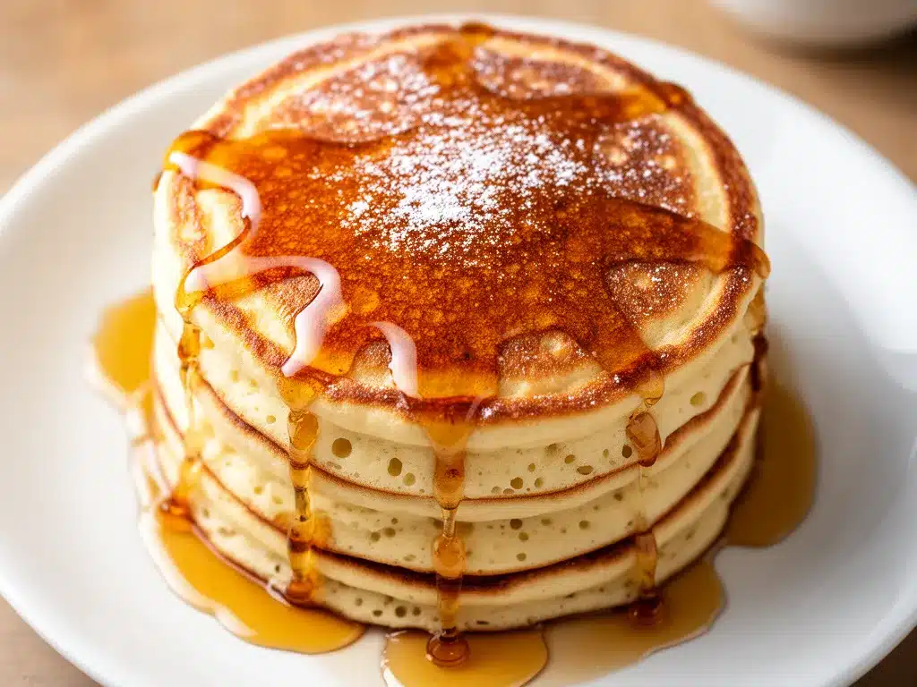Fluffy Buttermilch-Pfannkuchen: 15 Min. Perfekt 4 Fluffy Buttermilch-Pfannkuchen preparation steps