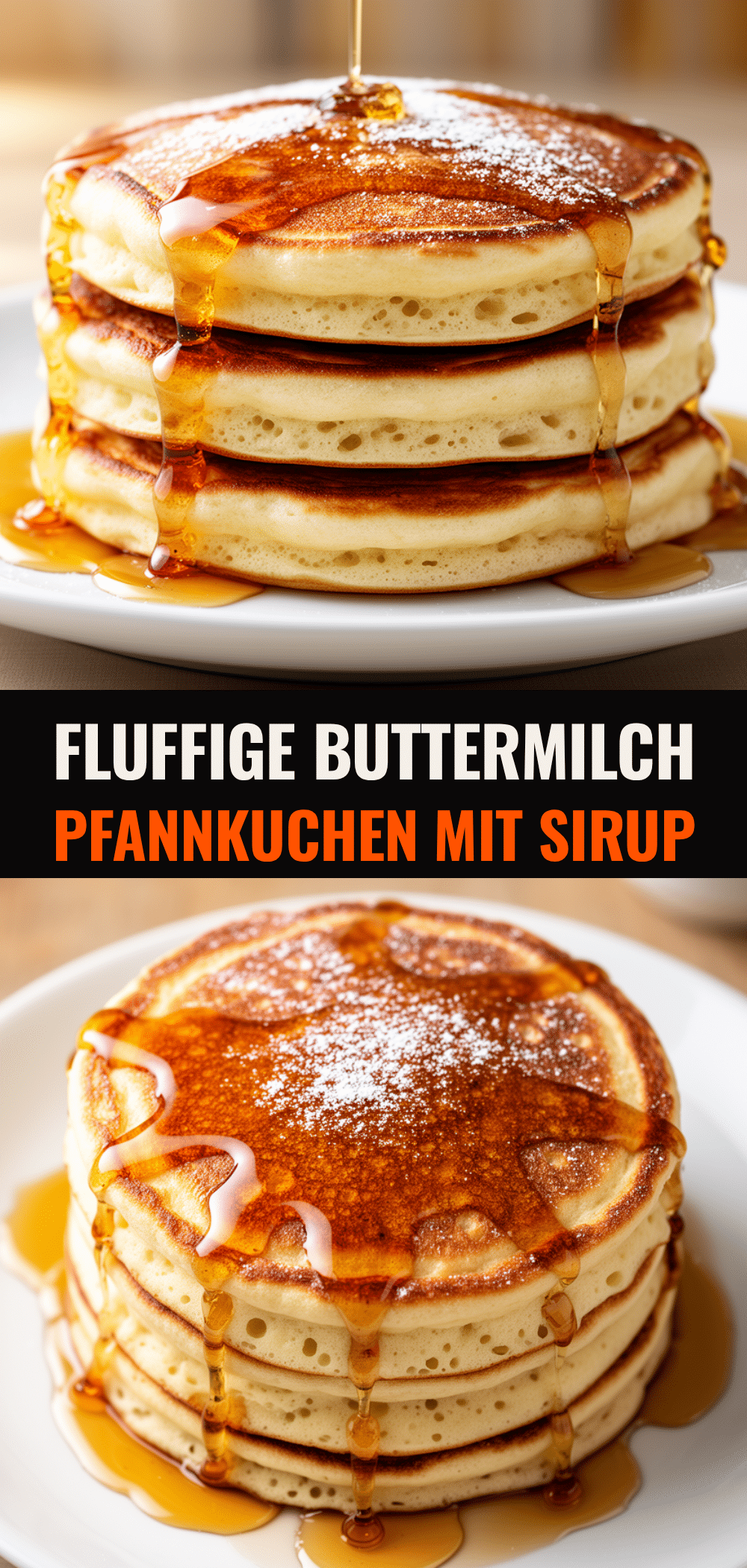 Fluffy Buttermilch-Pfannkuchen: 15 Min. Perfekt 5 Fluffy Buttermilch-Pfannkuchen recipe