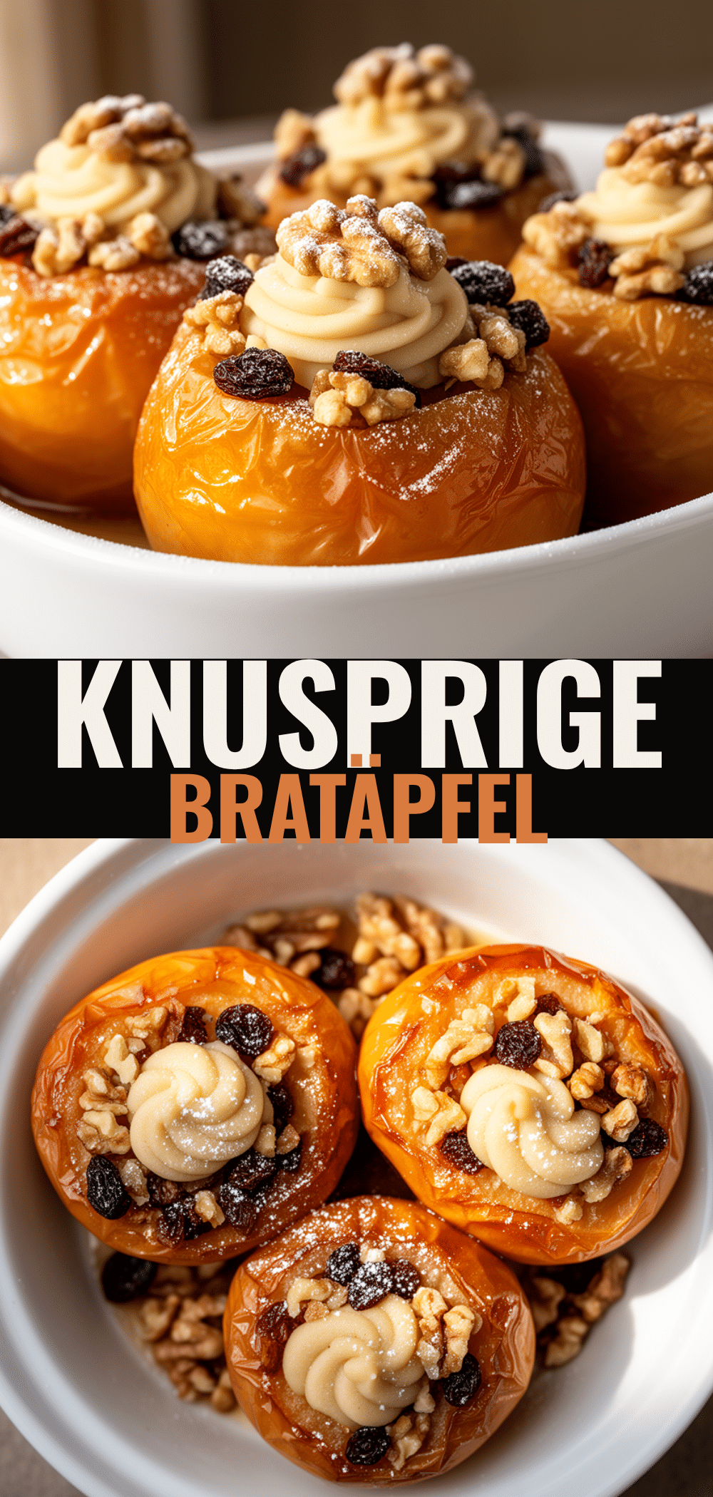 Gefüllte Bratäpfel mit Marzipan: 3 einfache Weihnachtsdesserts 5 Gefüllte Bratäpfel mit Marzipan recipe