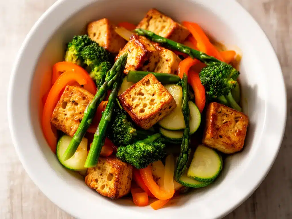Glutenfreie Gemüsepfanne mit Tofu: Crispi & Gesund 3 glutenfreie Gemüsepfanne mit Tofu preparation steps