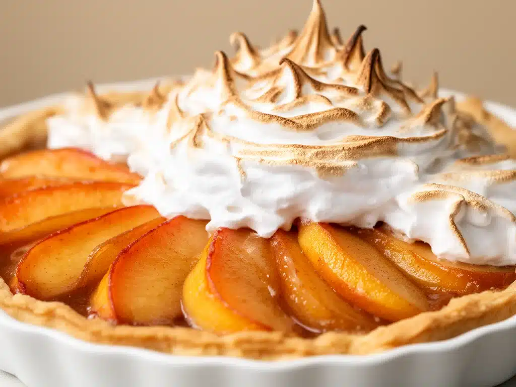 herbstliche Apfel-Baiser-Torte - featured image