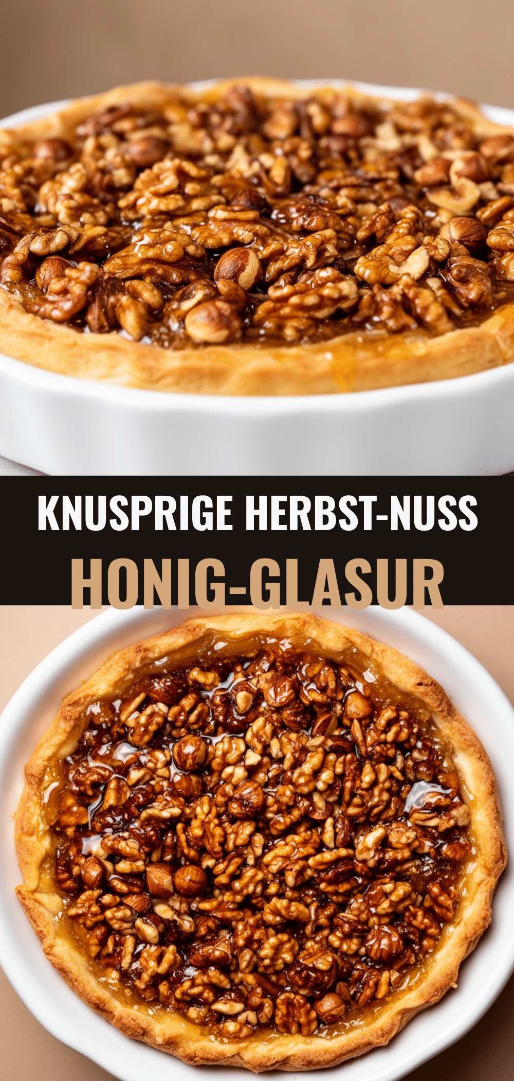 Herbstliche Nusstorte: Einfaches Rezept mit Honig 5 herbstliche Nusstorte mit Honig recipe