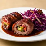 Herbstliche Rouladen mit Rotkohl - featured image