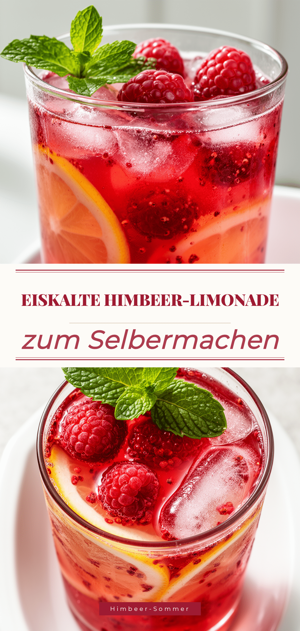 Eiskalte Himbeer-Limonade: Leckeres Erfrischungsgetränk für den Sommer 5 Himbeer-Limonade recipe