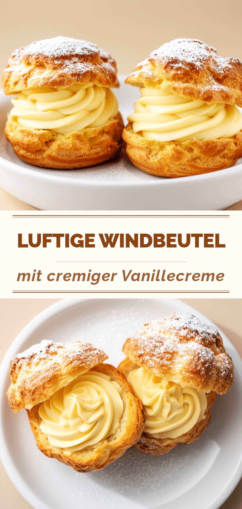 Klassische Windbeutel mit Vanillecreme: Die besten luftigen Rezept 5 Klassische Windbeutel mit Vanillecreme recipe