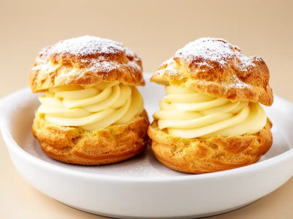 Klassische Windbeutel mit Vanillecreme - featured image
